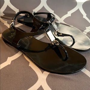 Coach Black Sandals